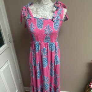 Crown & Ivy Pineapple Maxi Dress